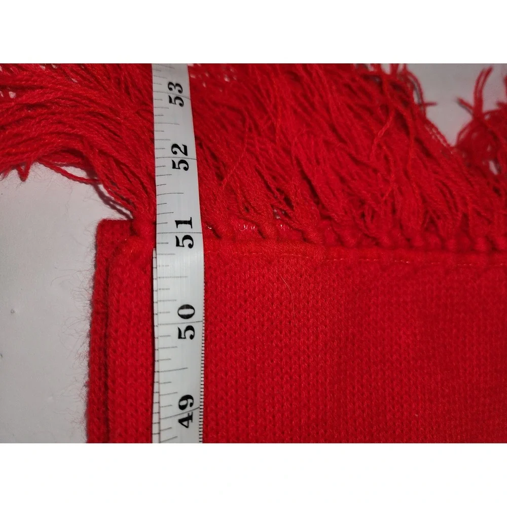 Vintage State Farm Insurance Red Knit‎ Scarf Soccer